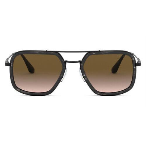 Prada PR 57XS Sunglasses Men Gray Square 54mm