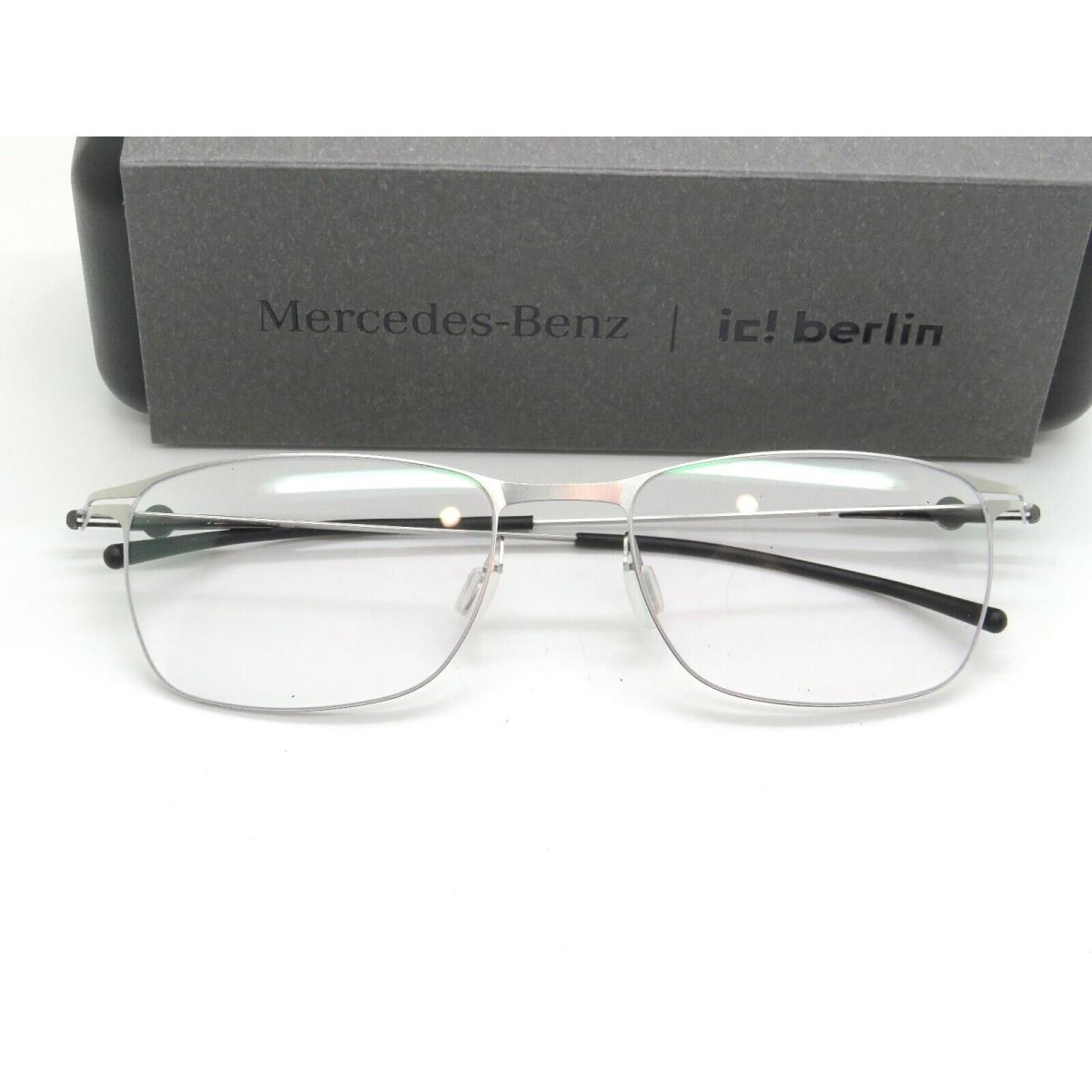 IC Berlin Mercedes Benz MB 09 Pearl Matte Silver 53mm Eyeglasses