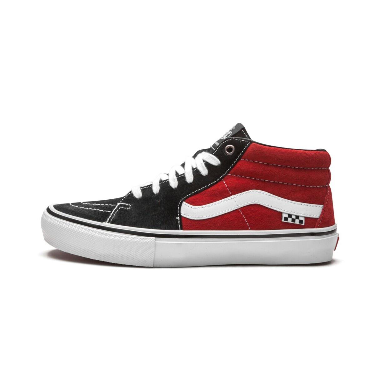 Vans Skate Grosso Mid - Black/red - Black/Red