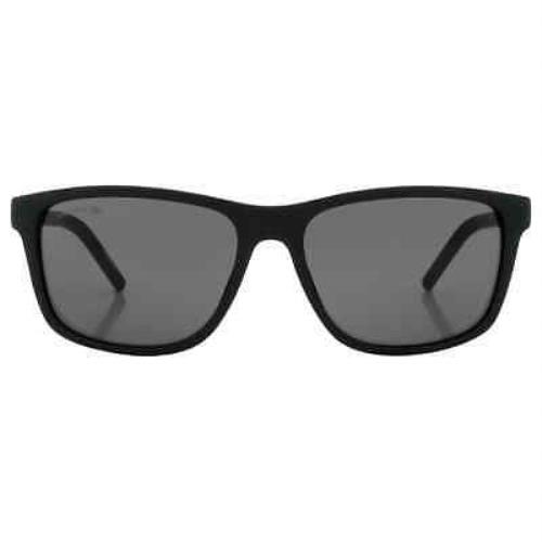 Lacoste Dark Grey Square Men`s Sunglasses L931S 001 56 L931S 001 56