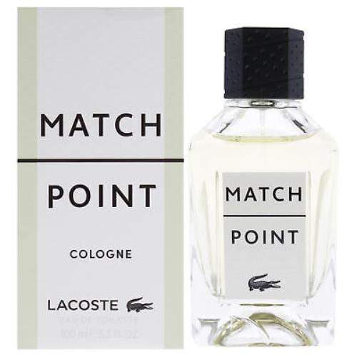Match Point Cologne by Lacoste For Men - 3.3 oz Edt Spray