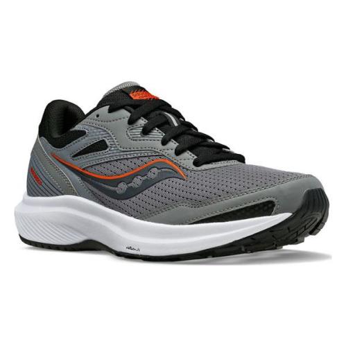 Saucony Men`s Breathable Comfortable Cushioned Running Sneakers Gray