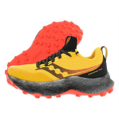 Saucony Endorphin Trail Womens Shoes Size 8 Color: Yellow/black