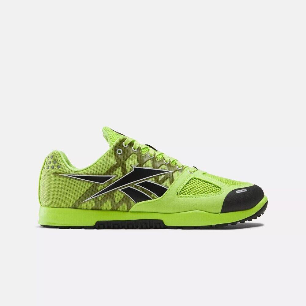 Reebok Nano 2.0 100032860 Men`s Laser Lime Training Shoes CLK582ff Size 10