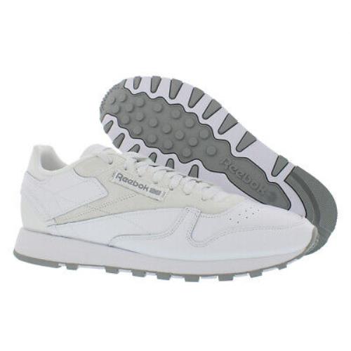 Reebok Classic Leather Unisex Shoes Size 13 Color: White/pure Grey/rhodonite - White, Main: White