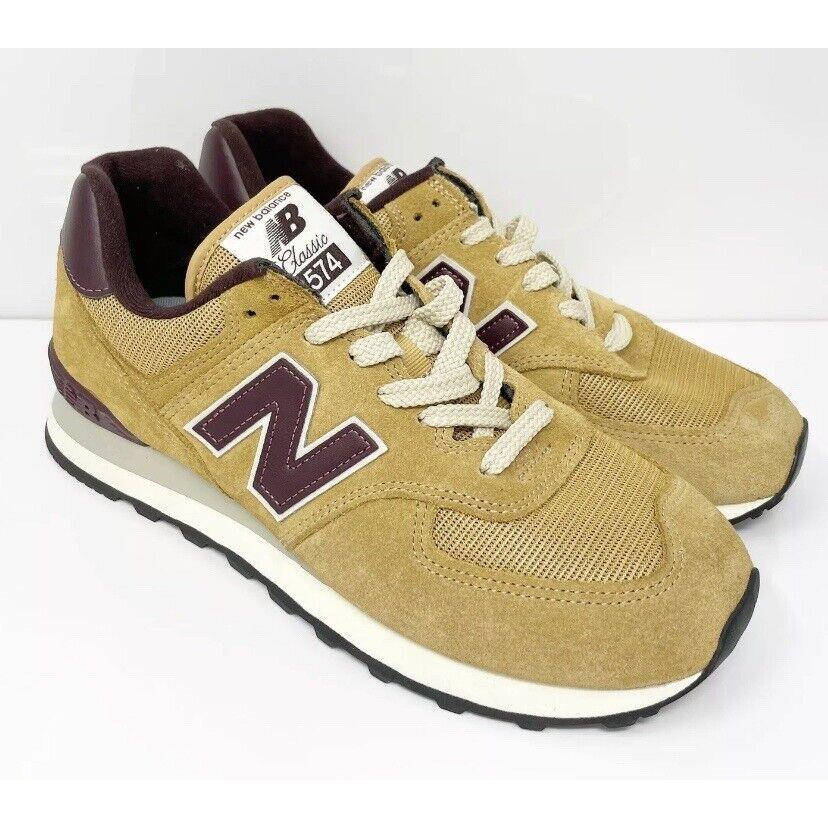 New Balance 574 V2 Yellow Leather Casual Mesh Sneakers Men s Sz 6 D ML574BF2