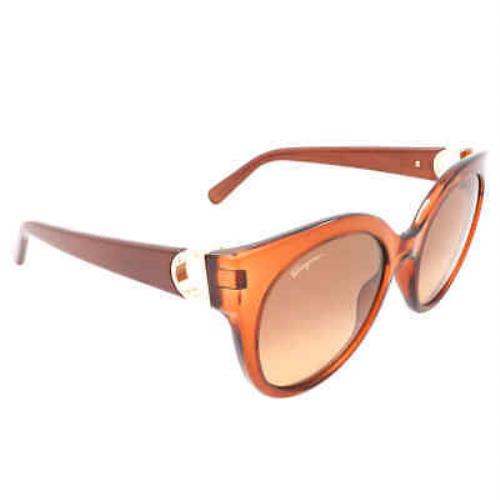 Salvatore Ferragamo Brown Gradient Butterfly Ladies Sunglasses SF1031S 261 53