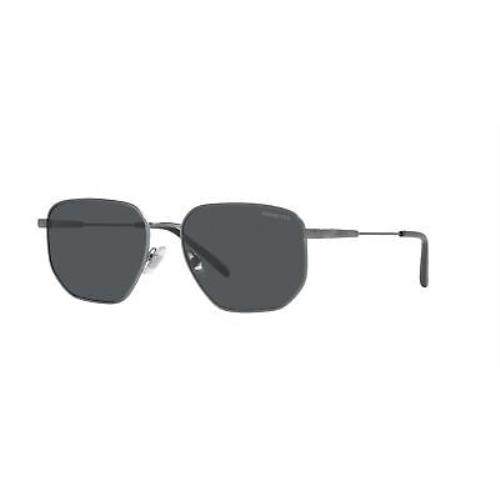 Arnette AN3086 75287 Sling Matte Brushed Gunmetal Dk Grey 56 mm Men`s Sunglasses