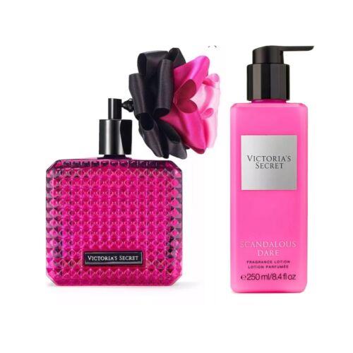 Victoria`s Secret Scandalous Dare Eau de Parfum 1.7 Fl.oz and Fragrance Lotion