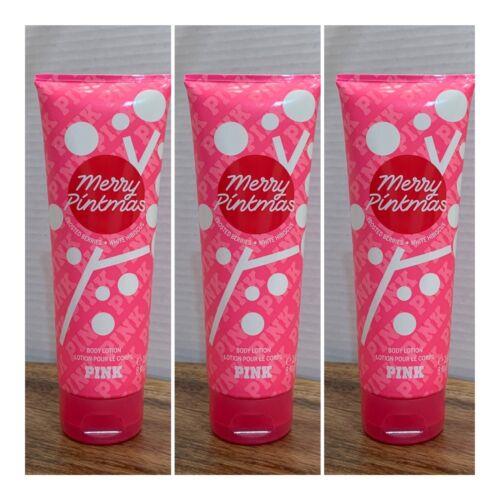 Victoria s Secret Pink Merry Pinkmas Body Lotion 8 Fl.oz. Lot of 3