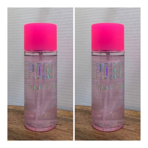 Victoria`s Secret Pink Fresh Clean Shimmer Mist 8.4 Fl.oz. Lot of 2