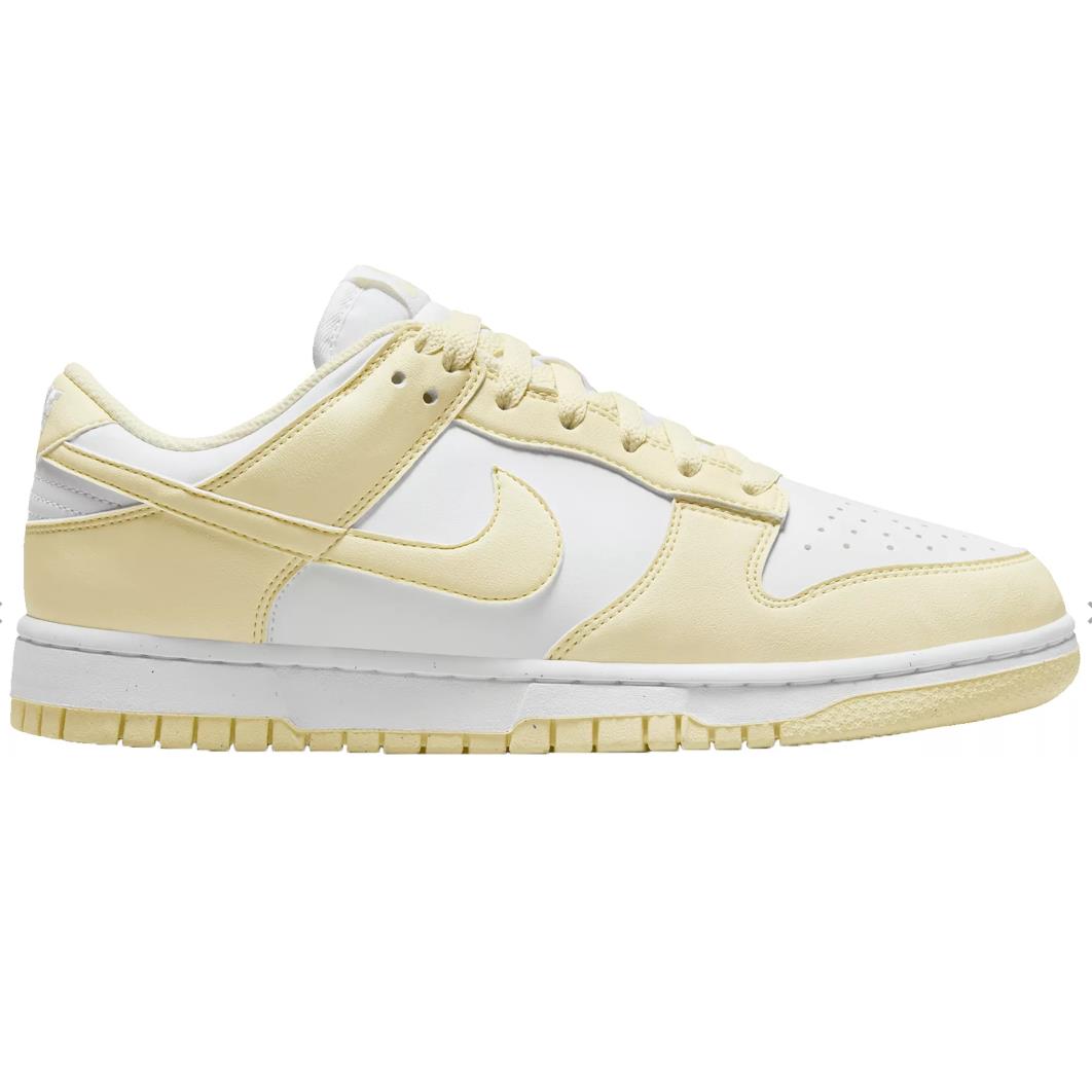 Women`s Nike Dunk Low White Yellow Alabaster All Sizes DD1873-106 Sneakers