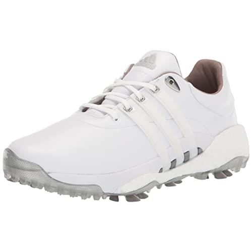 Adidas Men`s Tour360 22 Golf Shoes Footwear White/Footwear White/Silver Metallic