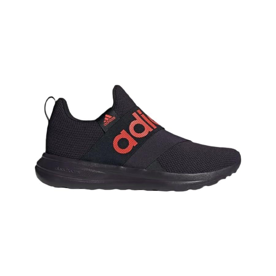 Adidas Men`s Lite Racer Adapt 6.0 Sneaker Aurora Black/Black/Bright Red