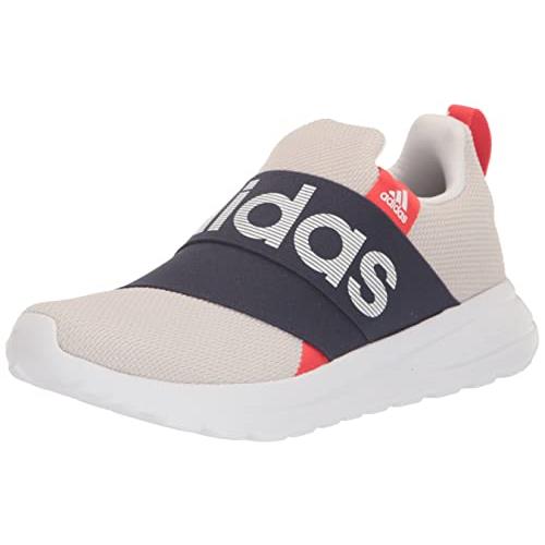 Adidas Men`s Lite Racer Adapt 6.0 Sneaker White/Shadow Navy/Bright Red