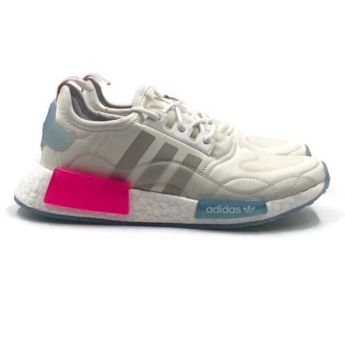 Adidas Nmd R1 Women Sz 6-10 Running Shoe White Pink Athletic Trainer Sneaker