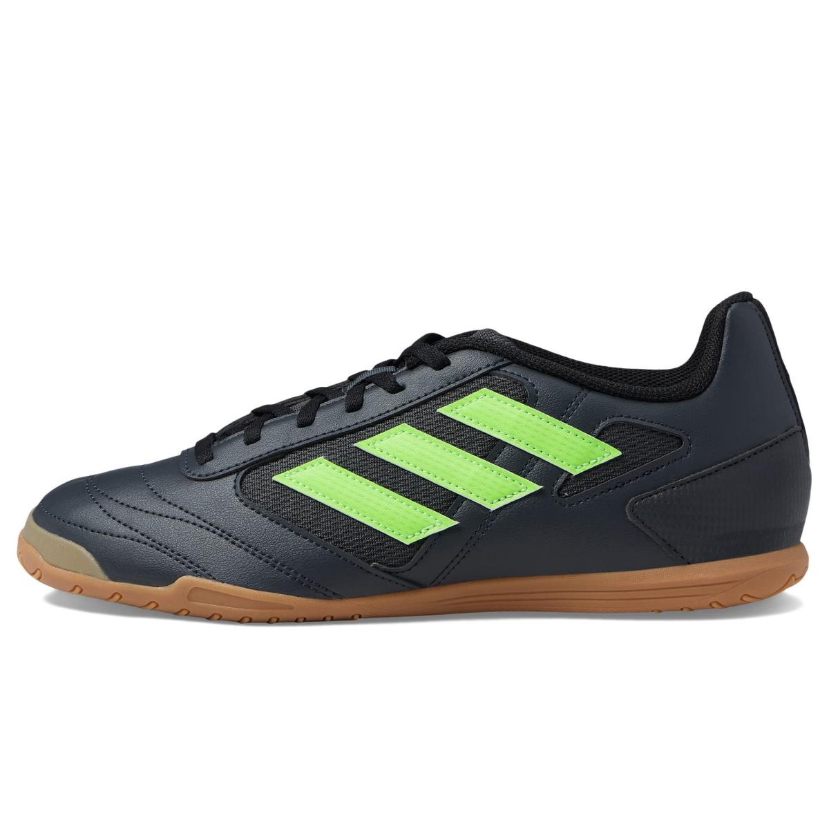 Adidas Men`s Super Sala 2 Shoes Sneaker Night Grey/Team Solar Green/Black