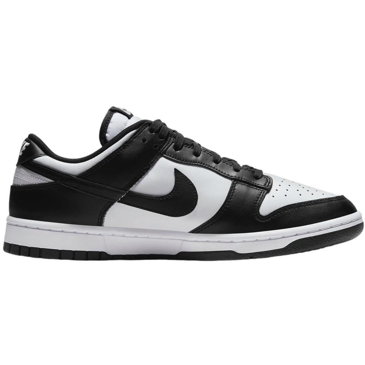 Nike Dunk Low Retro Men`s Casual Shoes All Colors US Sizes 7-14 - White/White/Black