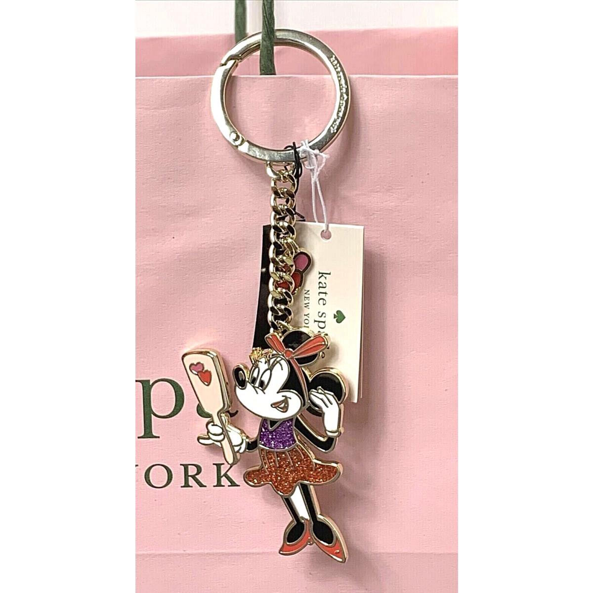 Kate Spade X Disney Minnie Mouse Metal Keyfob/bag Charm New