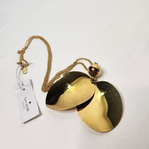 Kate Spade Oval Pendant Ball Necklace Bag Tags