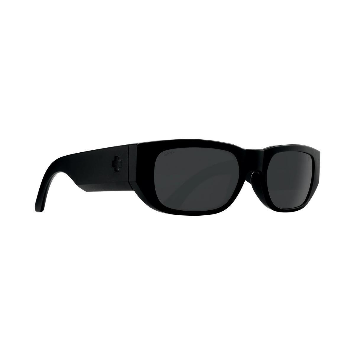 Spy Optic Genre Sunglasses Matte Black Happy Gray Polar