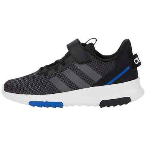 Adidas Unisex Child Racer Tr 2.0 Running Shoes Size 2 Black - Black