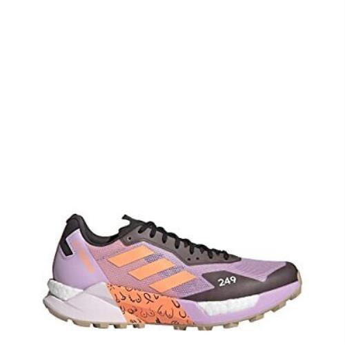 Adidas Terrex Agravic Ultra Bca Trail Running Shoes Women`s Purple Size 5.5