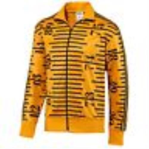 Adidas Jeremy Scott Tape Measure Track Shirt Jacket Music Firebird Note Sz M