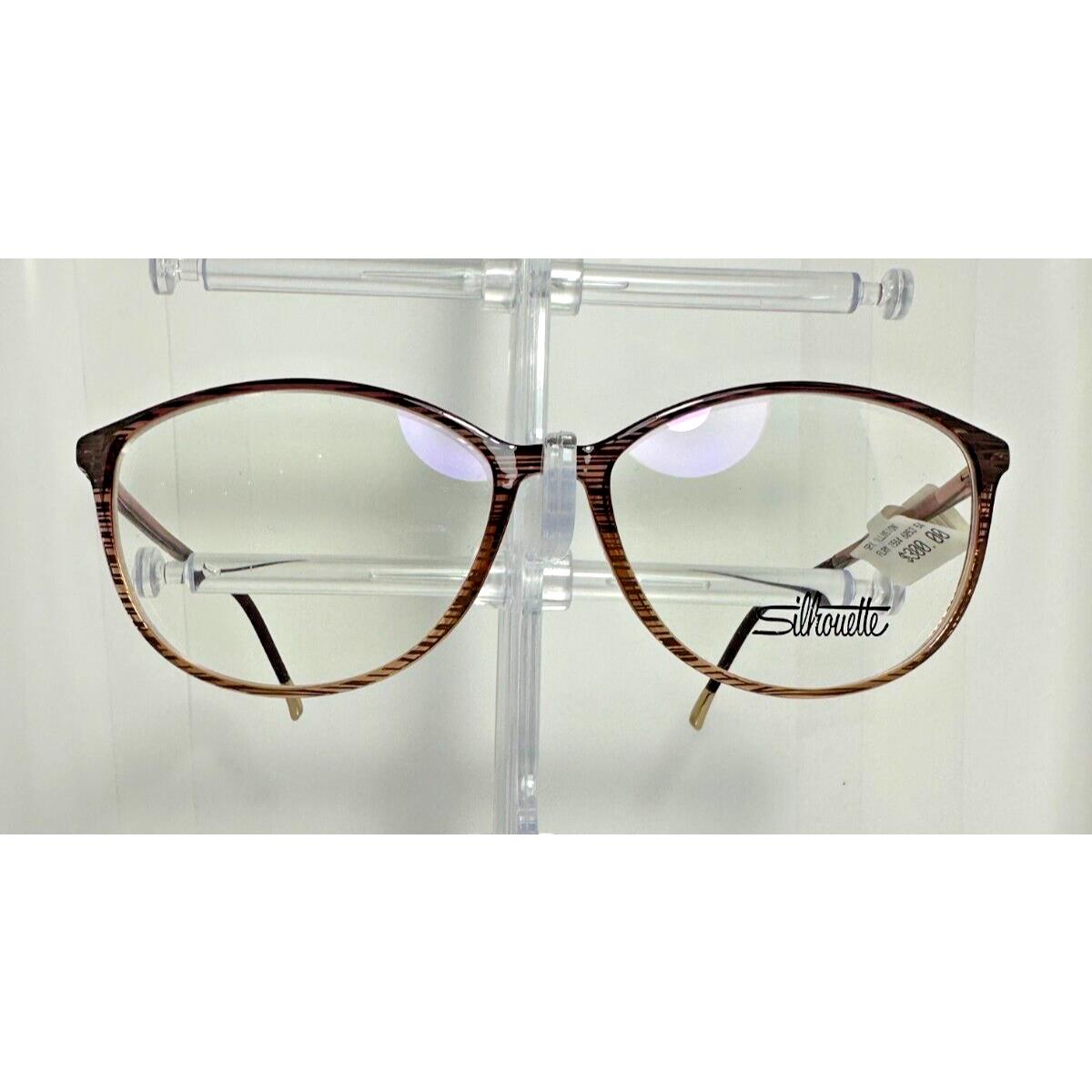 Silhouette Spx 1564 Illusion Full Frame Eyeglasses 54-14-135 Mauve Gradient