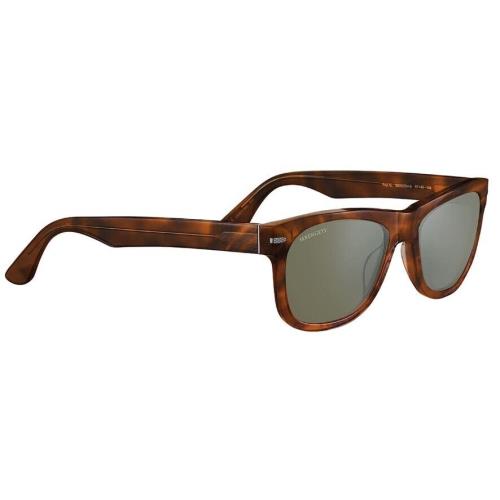 Serengeti Foyt Large Sunglasses Shiny Havana / Mineral Polarized 555nm Len