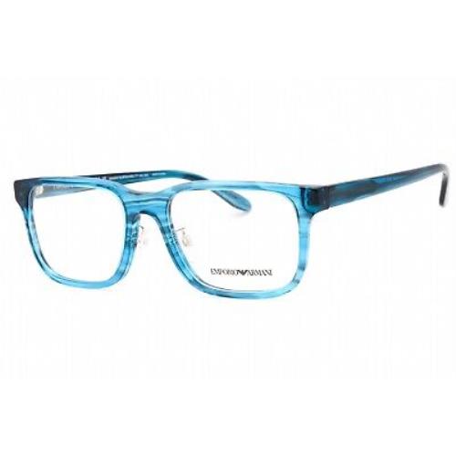 Emporio Armani 0EA3218F 5311 Eyeglasses Striped Blue Frame 55mm