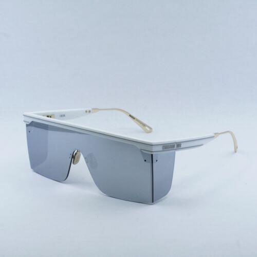 Dior Diorclub M1U 51A4 Matte White/silver Mirrored 00--130 Sunglasses