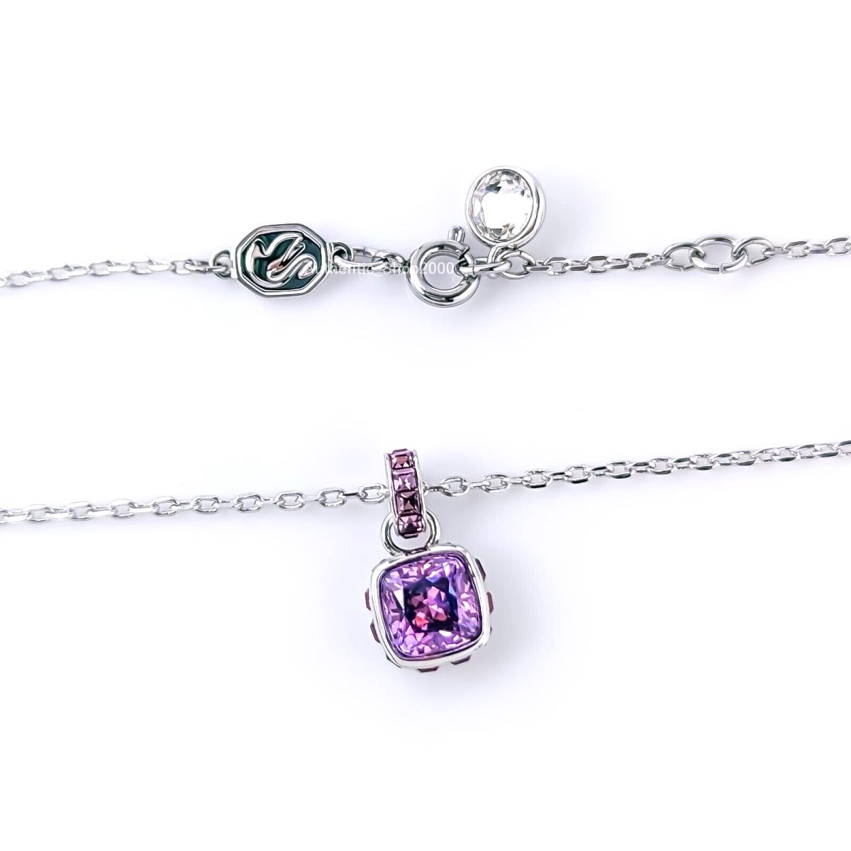 Swarovski Brand Gift Purple Crystal Birthstone Pendant Necklace 5651708