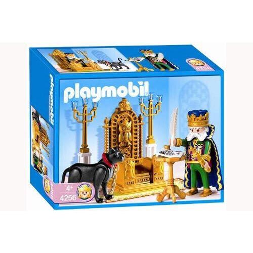 Playmobil 4256 King with Throne Black Panther Cat Castle Magical Fairy Tale
