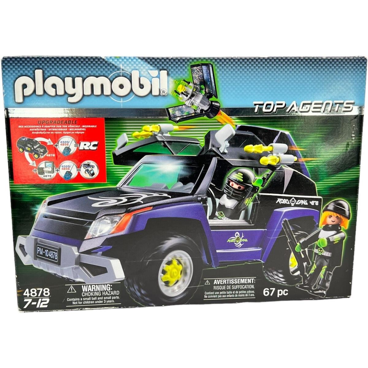 Playmobil 4878 Top Agents Robo Gang Upgradeable Toy 67 Pcs