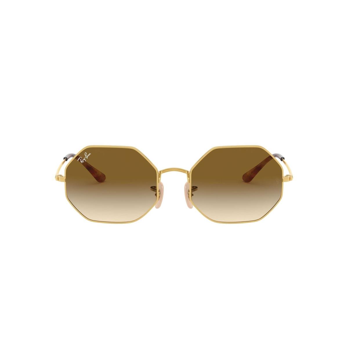 Ray-ban RB1972 Octagon Sunglasses Gold/clear Gradient Brown 54 mm