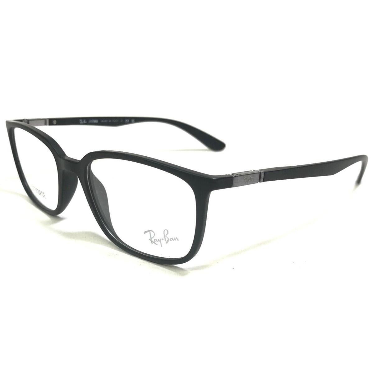 Ray-ban Eyeglasses Frames RB7208 5204 Liteforce Matte Black Square 52-18-145 - Frame: Black