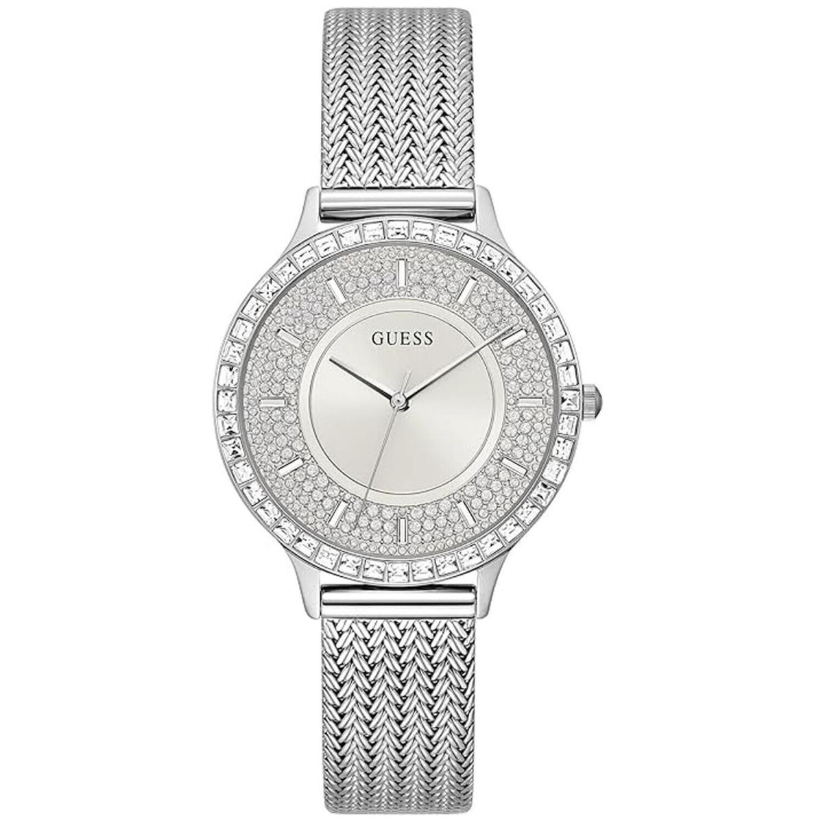 Guess Women`s Soiree Silver Dial Watch - GW0402L1