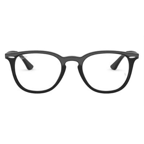 Ray-ban 0RX7159F Eyeglasses RX Unisex Black Oval 52mm - Frame: Black, Lens: , Model: Black