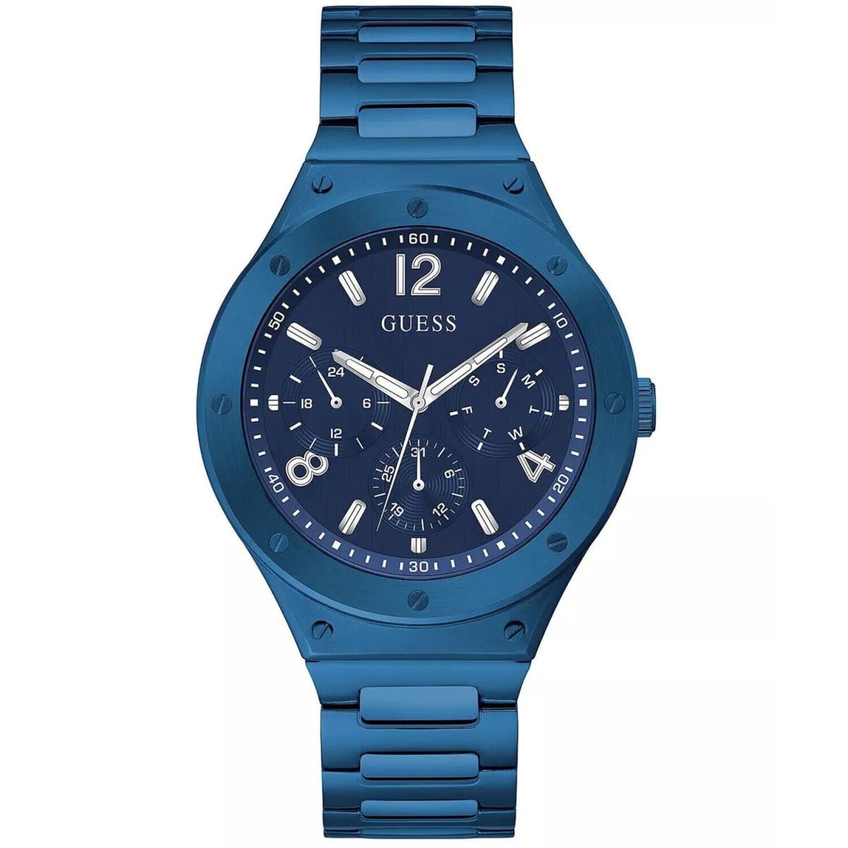 Guess Men`s Scope Multifunction Blue Dial Watch - GW0454G4