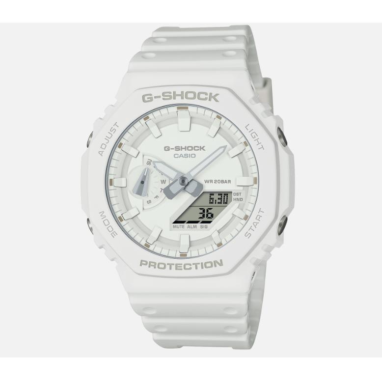 Casio G Shock Mens Wrist Watch LE White(GA2100-7A7)