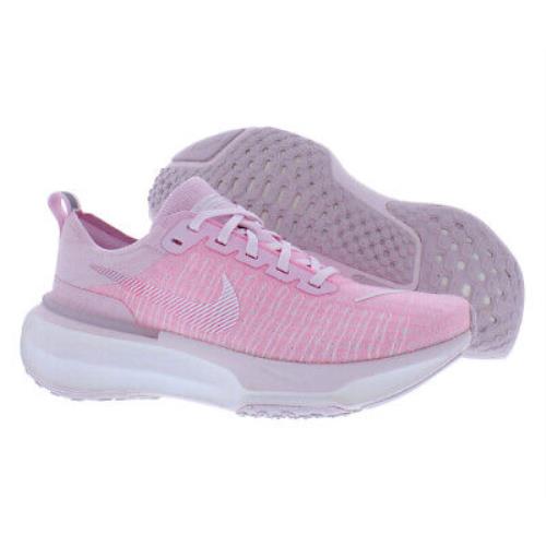 Nike Zoomx Invincible Run FK 3 Womens Shoes Size 10 Color: Pink - Pink Foam/White/Pearl Pink, Main: Pink