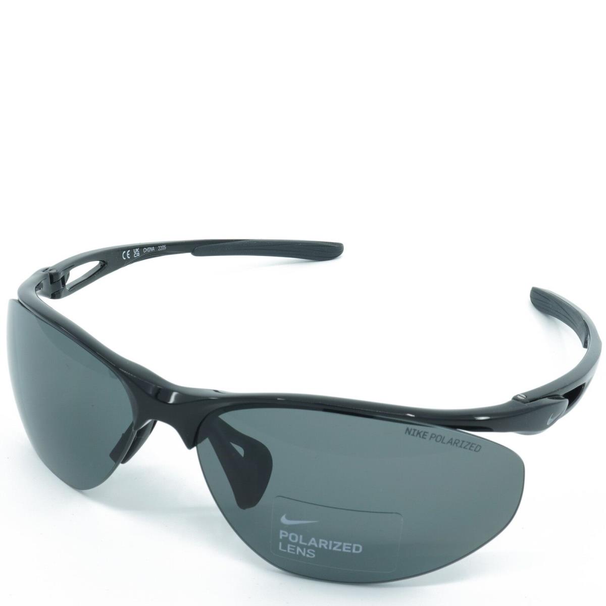 DZ7355-010 Mens Nike Aerial P Polarized Sunglasses - Frame: BLACK