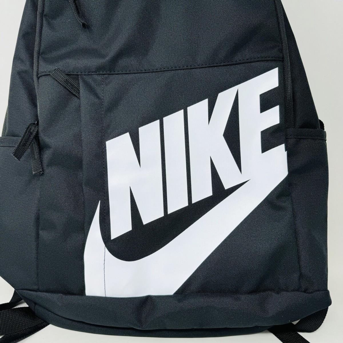 Nike Elemental 21L Backpack Black-white Swoosh Logo School/work/gym