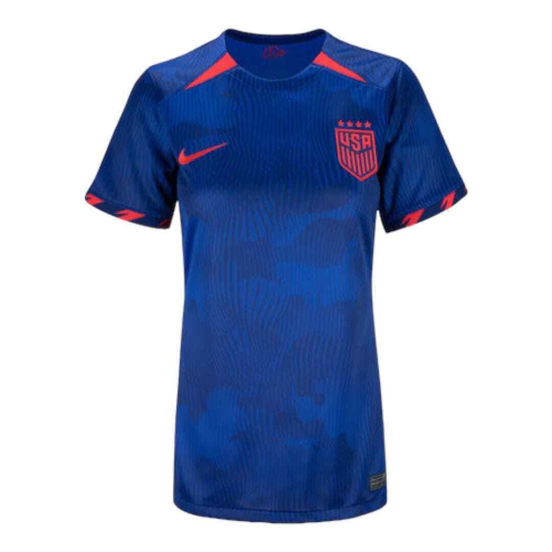 Nike Uswnt 2023 Away Jersey Women`s Stadium Size XL Dri-fit Blue Red