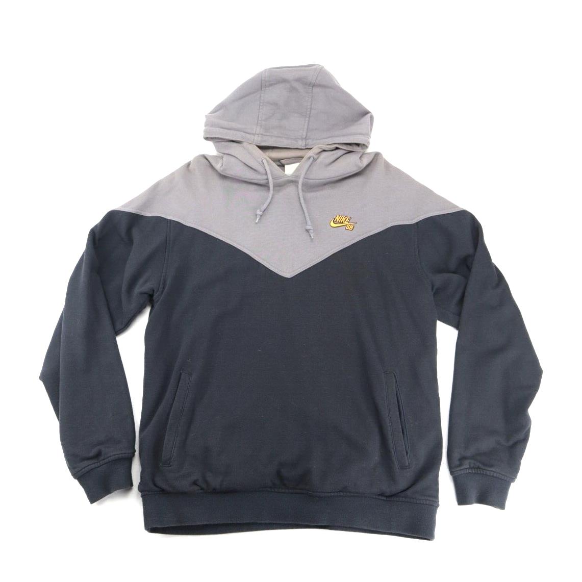 Nike SB Mission Split Hoodie Size M Medium Black / Charcoal