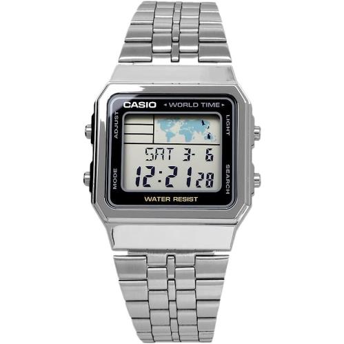 Casio Alarm World Time Digital A500WA-1DF Men`s Watch