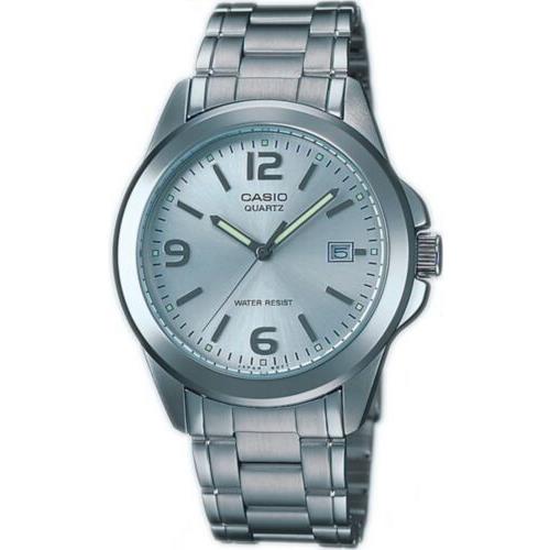 Casio Classic Men`s Watches Silver Metal Fashion MTP-1215A-7ADF - Watch