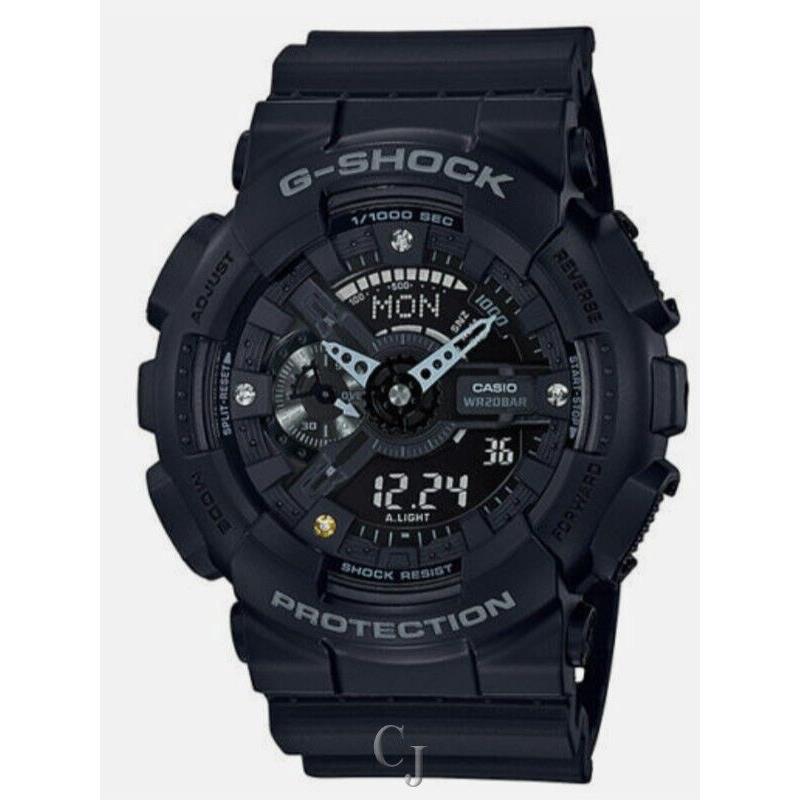 G-shock 35TH Anniversary Diamond Index Black Dial Watch GA-135DD-1A