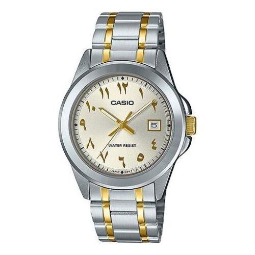 Casio Men`s Standard Analog MTP-1215 Stainless Watch Waterproof Arabic-indic
